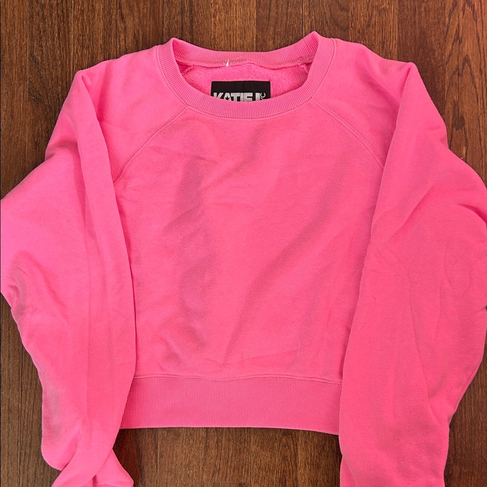Katie J NYC Pink Sweatshirt